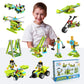 Makerzoid Building Robot Kit, 370+ Educational Diy Building Blocks, 100+ Models Stem Robot Toy For Kids Ages 6+, Birthday Christ