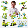 Makerzoid Building Robot Kit, 370+ Educational Diy Building Blocks, 100+ Models Stem Robot Toy For Kids Ages 6+, Birthday Christ