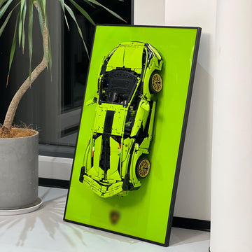 Iluane Display Wallboard For Lego Technic 42115 Lamborghini Si  N Fkp 37, Adult Collectibles Lego Car Wall Mount For Building Bl