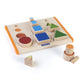 Guidecraft Nest and Stack Shapes - Educational Toy for Toddlers, Multi-Color, 15 x 11.75 x 2 inches, Model GD-6737, Plastic