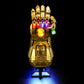 YEABRICKS LED Light Kit for Lego Marvel Infinity Gauntlet - Multicolor, Model LLK455, Compatible with 76191 Building Blocks