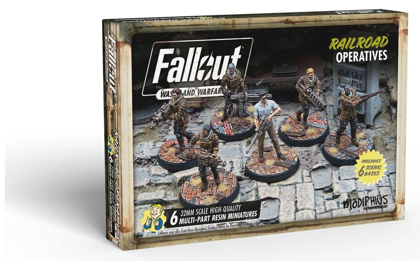 Modiphius Fallout - Wasteland Warfare - Railroad Operatives, Multi
