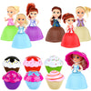 Christoy Cake Doll Toy Set - 6PCS Multicolor Scented Cupcake Princess Gift for Kids