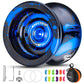 Magicyoyo Professional Unresponsive Yoyo For Kids And Adults, Trick Yoyo N11 Plus With Dual Purpose Mode, Metal Yo Yo Responsive Mode For Kids Beginner + 12 Yo Yo Strings + Bearing Kit