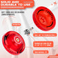 ShungRu Yoyo Pack of 2 - Responsive K2 Crystal Yoyos (Black & Red) for Kids & Beginners, Includes Bearing Tool & 12 Strings, Durable Plastic