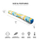 Big Joe Noodle 2 Pack No Inflation Needed Pool Floats, Paintbrush Yellow Double Sided Mesh, Quick Draining Fabric, Jumbo 4 Feet
