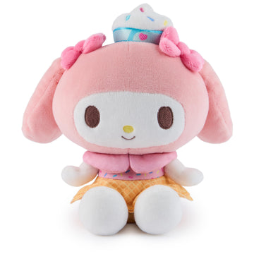 Gund Sanrio Hello Kitty And Friends My Melody Ice Cream Plush, Stuffed Animal For Ages 1 And Up, Pink/White, 6