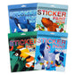 4 Pack Sticker Book Crafts For Kids Ages 4-8 Sticker Paint Books Boys And Girls Birthday Gifts Party Favor, Travel Toys For Toddlers Learning (Animal+Ocean+Insect+Horse)