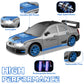 YUAN PLAN Remote Control Car, 1/24 2.4GHz 4WD RC Drift Car High Speed RC Cars Racing Cars with Cool Lights, Two Rechargeable Bat
