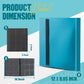Card Binder 9-Pockets Trading Card Binder 20 Pages  360 Card Capacity Collection Binder  Card Folder for MTG  TCG  Game Cards & Sports Cards (Lake Blue)
