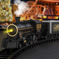 Temi Steam Train Toy Set For Boys 3 4 5 6 7 Years, With Sounds & Light, Electric Classical Engine Locomotive For Kids, Rechargea