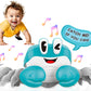 Bekilole Crawling Crab Baby Toys | Boys Gifts Interactive Fun For Tummy Time Moving Walking Running | Musical Toddler Boys Girls Birthday Gift Toys 0+ Months | Battery Not Included - Blue