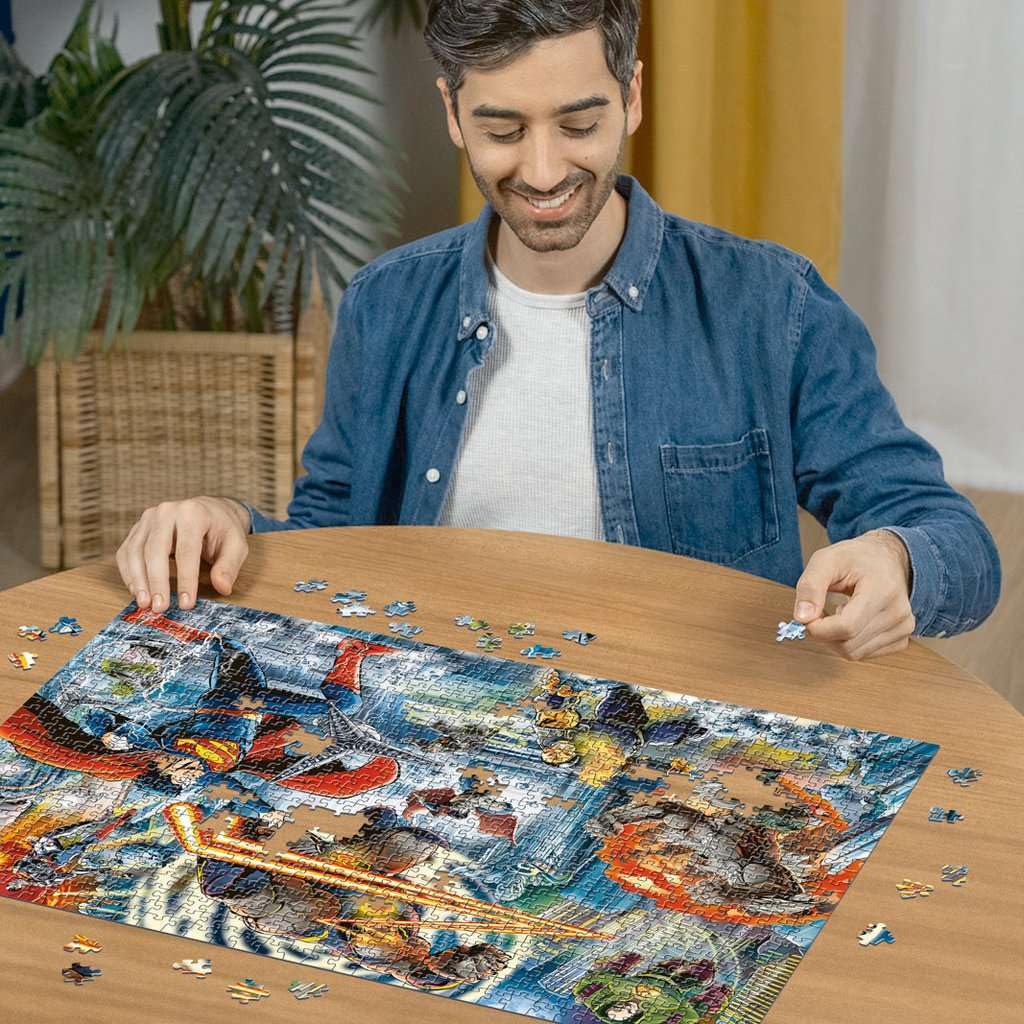 Ravensburger DC Collector's Edition Superman 1000 Piece Jigsaw Puzzle for mature-themeds - 12000245 - Handcrafted Tooling  Made in Germany  Every Piece Fits Together Perfectly