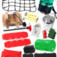 Crawler Car Decoration Mini Luggage Net/Simulation Decorative Package,Luggage,Sleeping Bag,Wood Box,Shovel,Fuel Tanks,Recovery B