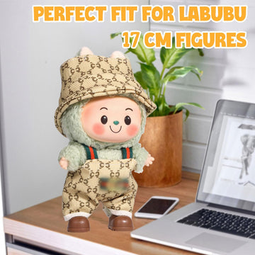 AICase for 17cm Doll Clothes/Outfit Clothes Set for 17cm Doll 2 Piece Set Hat Clothing Boys and Girls Stylish Adorable Dolls Clothes Accessories_13