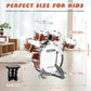 Toy Drum Set For Kids Toddler Jazz Drum Kit With 5 Drums Percussion Musical Instruments Toys For 3 4 5 Year Old Boys Girls Gifts Ages 3-5
