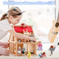 Skylety 10 Pcs Wooden Dollhouse Set Of Mini People Figures Dolls Wooden Doll Pretend Play Figures Accessories For Pretend Dollhouse Toy(Classic Style)
