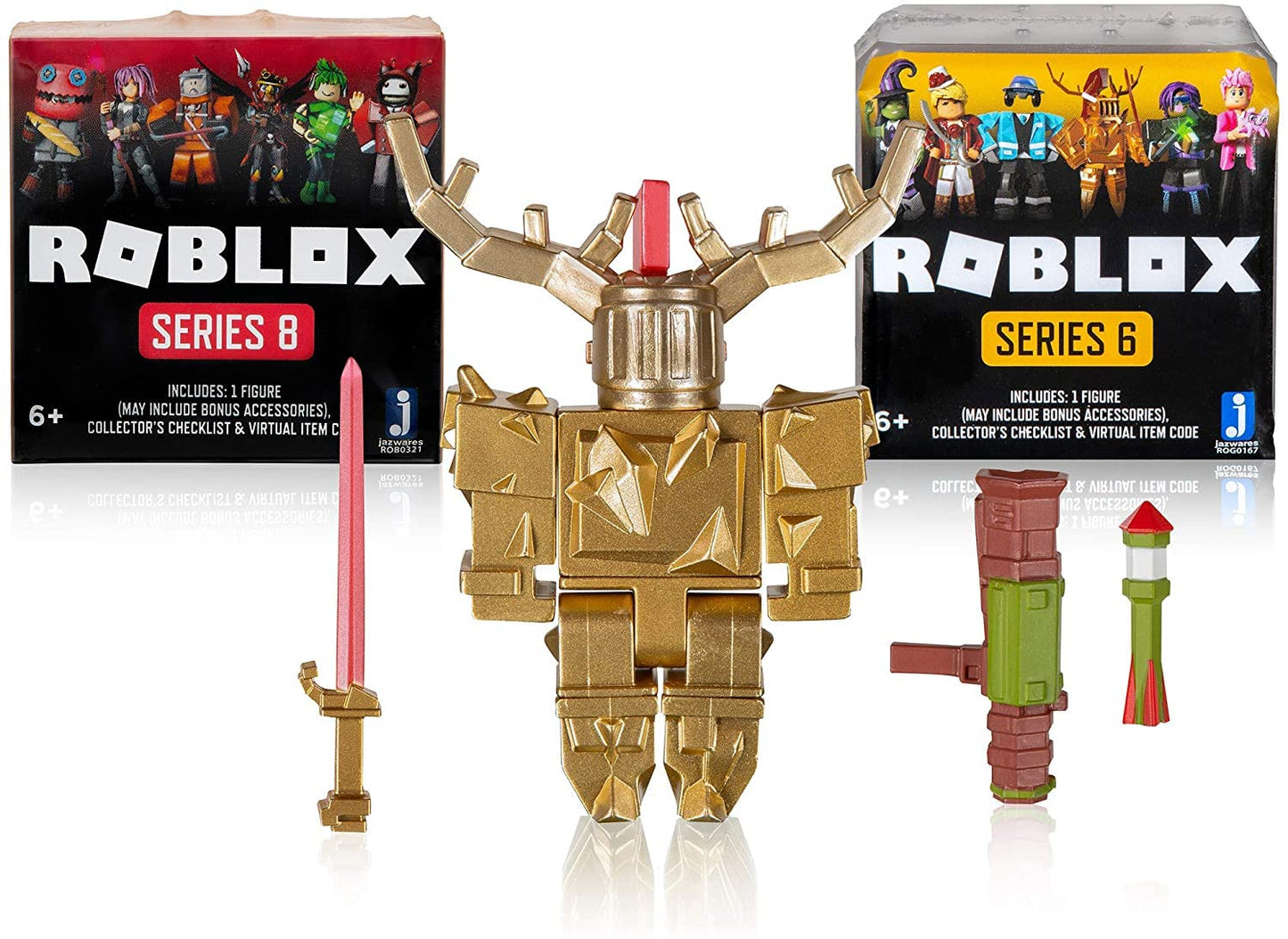 Roblox Action Collection - Jailbreak: Secret Agent + Two Mystery Figure Bundle [Includes 3 limited availability Virtual Items]