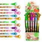 TINYMILLS 24 Pcs Sloth Multi Point Stackable Push Pencil Assortment with Eraser for Sloth Birthday Party Favor Prize Carnival Go