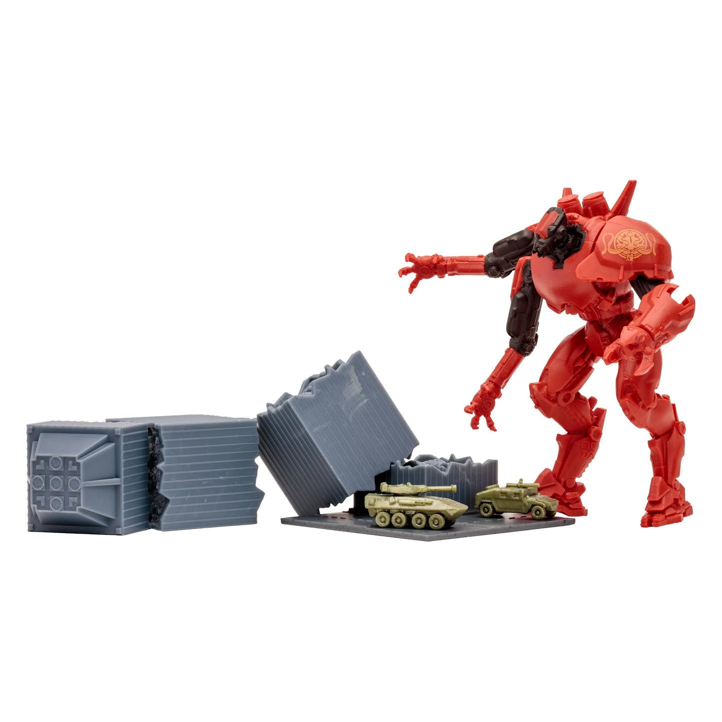 Pacific Rim McFarlane Toys Crimson Typhoon (Jaeger) 4 Scale Figure Playset with Comic