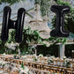 Toniful 40 Inch Large Black H Letter Balloons Jumbo Helium Balloons,Foil Mylar Big Alphabet Balloons For Birthday Party Annivers