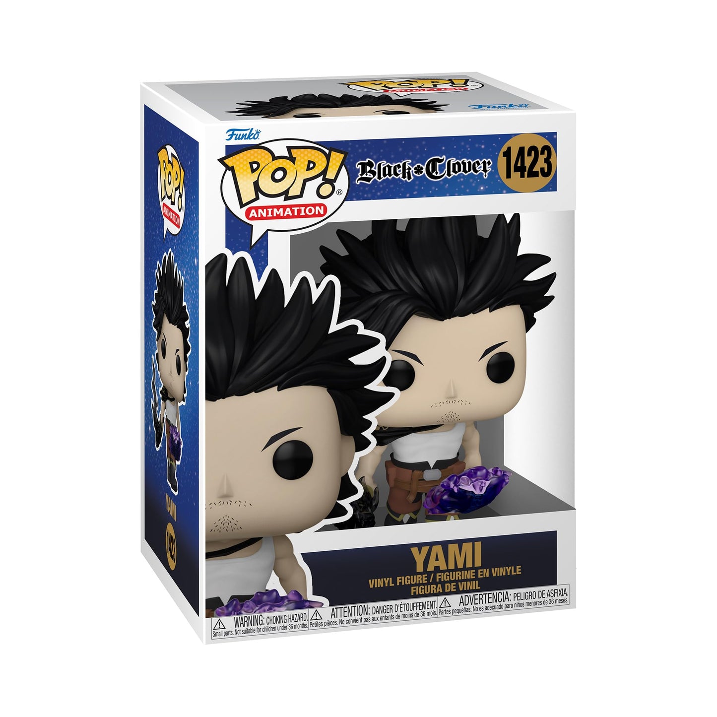 Funko POP! Black Clover Yami Collectible Vinyl Figure - One Size - Multicolor - Model 70570 - Official Anime Merchandise for Fans and Collectors