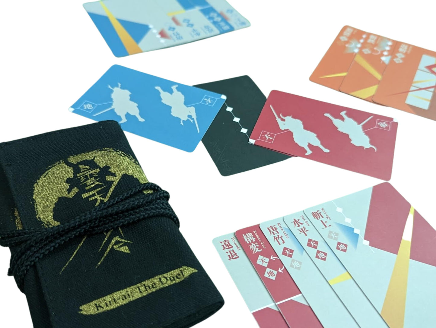 Lucky Duck Games Kiri-Ai The Duel Card Game (Wallet Edition) - Fast-Paced Samurai Dueling For Two Players, Strategy Game For Kids And Adults, Ages 13+, 2 Players, 5-10 Min Playtime, Made