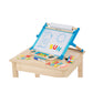 Melissa & Doug Deluxe Double-Sided Tabletop Easel (Arts & Crafts, 42 Pieces, 17.5    H x 20.75    W x 2.75    L, Great Gift for