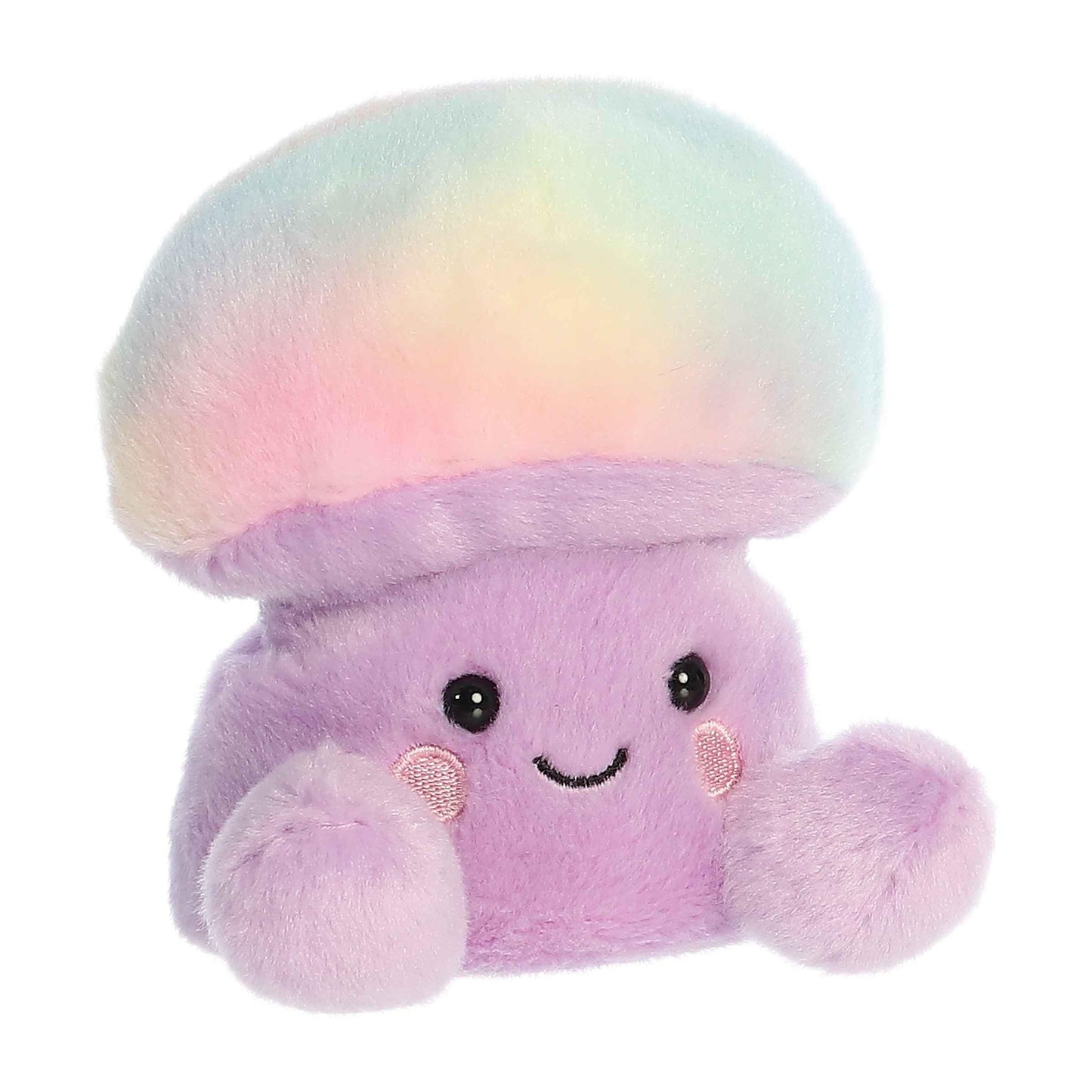 Aurora® Palm Pals™ Lunette Mushroom™ Plush - Purple, 4.5" Small Stuffed Animal for Kids & Collectors, Soft Polyester Material