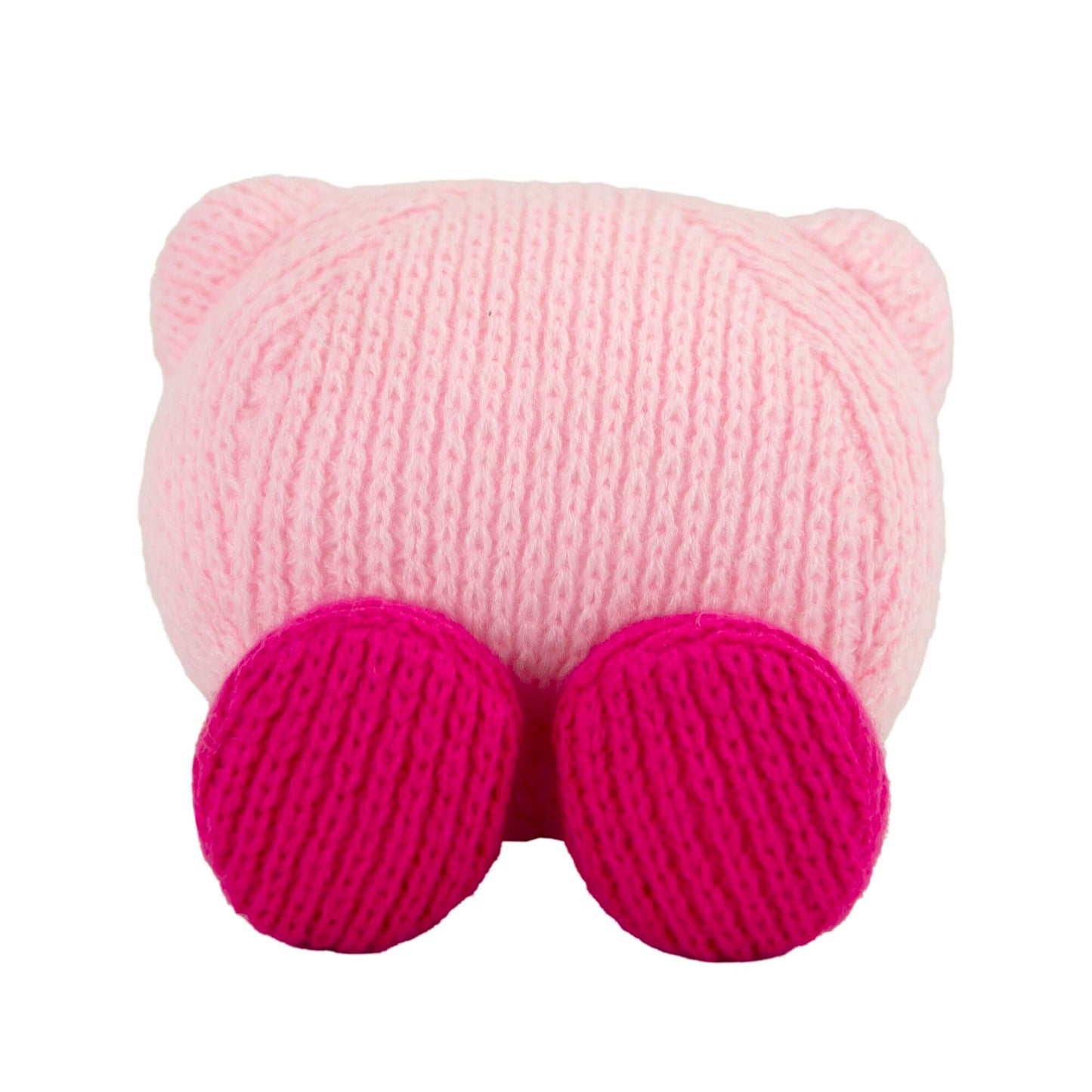Tomy Nuiguru Knit Kirby Plush - Hovering Kirby Plushie - Knit Plushies - Soft And Squishy Kawaii Plushies - Video Game Collectibles - Gaming Room Decor - 6 Inch