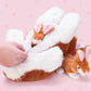 Prextex Plush Bunny Rabbit With Zippered Pouch For Little Baby Bunnies, Bunny Stuffed Animal, Easter Bunny Stuffed Animal, Stuffed Animal With Babies Inside - Perfect For Easter Gift And Easter Basket