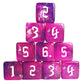 10 Pc D6 Dice 16Mm Acrylic Dice Set For Rpg Mtg Dnd Dice Table Games And Board Games (Pink)