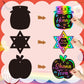 CY2SIDE 60PCS Rosh Hashanah Jewish New Year Scratch Card Gift Set for Kid, DIY Shana Tova Scratch Paper Art for Kids School Acti