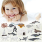 Arctic Sea Animal Figurines Set Small Cake Toppers 19Pcs Christmas Toy Gift Polar Bear Figurine Plastic Arctic Fox Figure Pengui