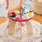 Janod Baby Forest Wooden Activity Table - 4 Play Areas - 23.2' Tall - Ages 1+ - J08018