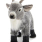 Bearington Garret Plush Gray Goat Stuffed Animal, 12 Inches