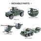 26 Pack Diecast Military Vehicles Set 6 Pack Assorted Alloy Metal Models Car Toys and 20 Pack Soldier Army Men Mini Army Toy Tank Panzer Helicopter Anti-Air Vehicle Party Favors for Kids