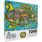 Cross & Glory - Sea Of Green Voyage: British Invasion Beneath The Waves - 1000 Piece Jigsaw Puzzle For Adults & Kids 12+ | Fun 6