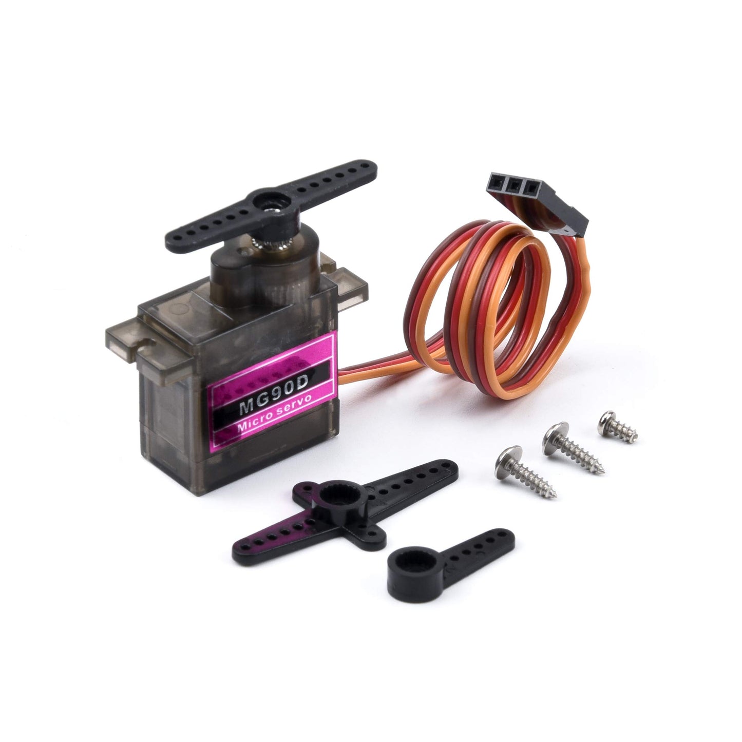 YoungRC MG90D 9g Digital Micro Servo Metal Gear Motor High Torque Servo Upgraded MG90S for RC Plane Helicopter Boat Car Trex 450