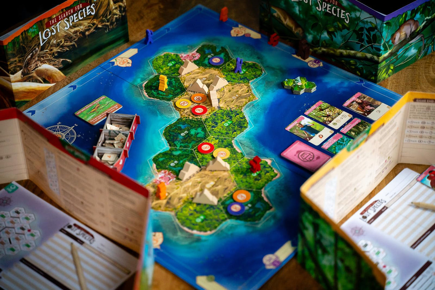 Renegade Games Studio The Search For Lost Species - Board Game, Renegade Games Original, Deduction Strategy Logic Animal Game, Ages 13+, 1-4 Players, 60-75 Min