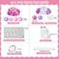 Simgoing DIY Jumbo Friendship Bracelet Kit - 103 Pcs Pearlescent Color - Customizable Party Banner for Birthdays & Weddings - Model YYW-Simgoing-1337