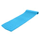TRC Recreation Serenity 1.5  Thick Vinyl Coated Foam Swimming Pool Float Mat mature-themed Lounger with Built-in Roll Pillow  Marina Blue
