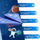 Vodolo Paper Airplane Kits with 16 Classic Designs,32 Sheets Paper Planes Origami Kit for Kids Ages 5-12,Airplane Gifts for Boys
