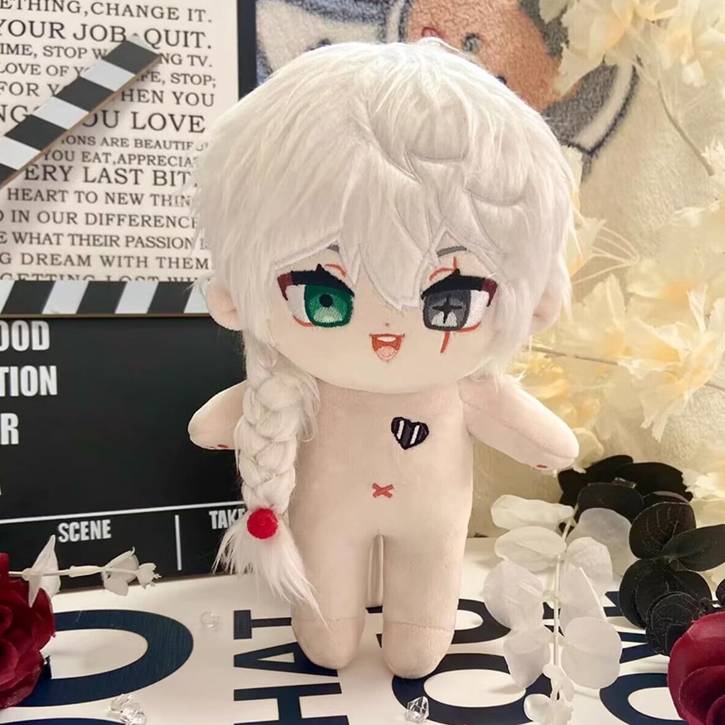 Calembou Cute Plush Doll, 20Cm/8Inch Dress-Up Doll, Anime Character Soft Stuffed Doll, Collectible Gift For Anime Fans (Nikolai