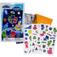 PJ Masks Birthday Party Supplies Favor Bundle Pack includes 8 Plastic Loot Bags, 8 Tattoos, 12 Pencils, 6 Sticker Sheets with 12