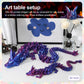 Meet Gladness 30 In 3D Printed Dragon, 30Inch Dragon,3D Dragon Toy,Large Dragon Present,Ariculated Crystal Dragon (Blue Purple,