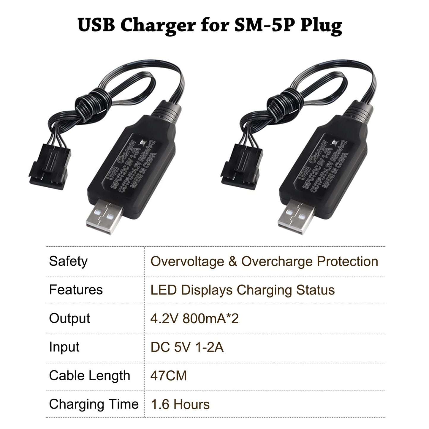 VICMILE 7.4V 1200mah Li-ion Battery 2S 15C RC Boat Batteries R208 R308 Battery Fit for High Speed Remote Control Boats 2Pack wit