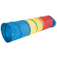 Pacific Play Tents Kids Find Me Multi Color 6 Foot Crawl Tunnel - Red, Yellow & Blue, 6L x 19T