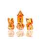 Fire Nebula Polyhedral Dice Set