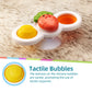 LiKee Strong Suction Cup Fidget Spinnerz - Sensory Bath Toys for Babies & Toddlers, Travel-Friendly, Perfect for 1-2 Year Olds (Farm)